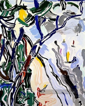 Roy Lichtenstein Painting - veleros 1985 Roy Lichtenstein